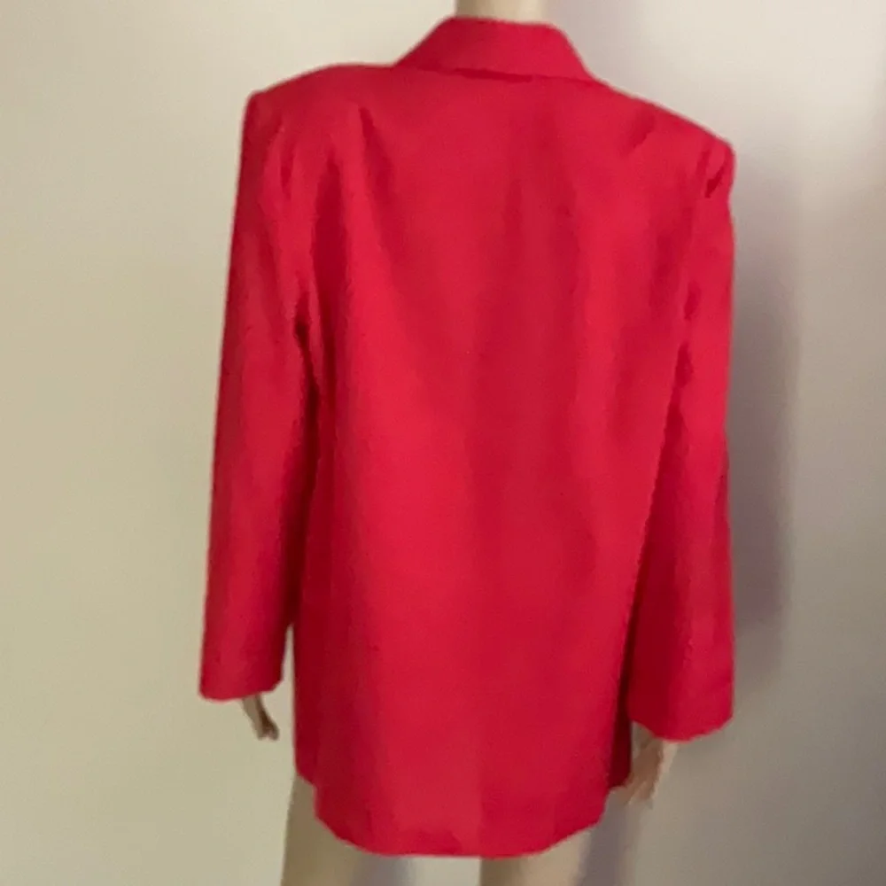 Vintage Radcliffe red lightweight blazer size 12